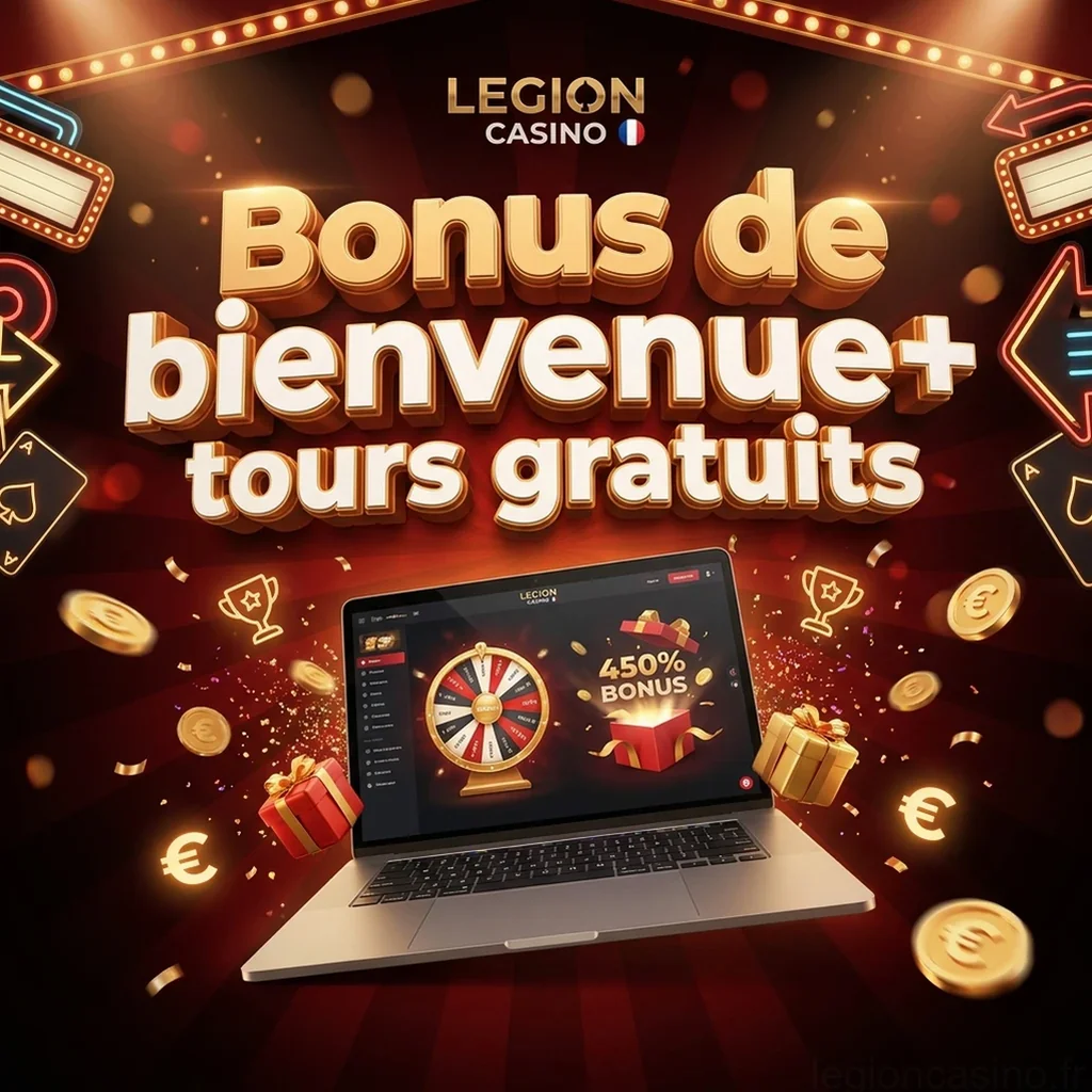 Bonus de bienvenue+ tours gratuits